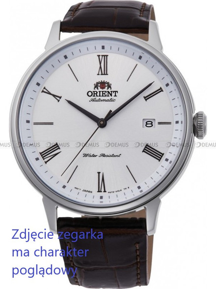 Pasek skórzany do zegarka Orient RA-AC0J06S10B, RA-AK0508S10A - UL00J011J0 - 20 mm