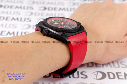 Pasek z tworzywa do zegarka Aviator MiG-29 SMT - M.2.30 - 30 mm czerwony