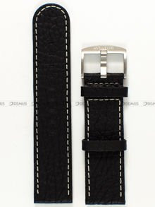 Pasek skórzany do zegarka Aviator - R 3.08.0.020 - 24 mm czarny