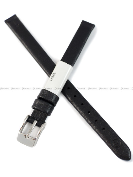 Pasek skórzany do zegarka - Rochet Trendy 6340101 - 8 mm - Czarny