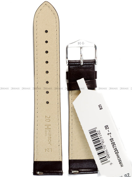 Pasek skórzany do zegarka - Hirsch Osiris 03475010-2-22 - 22 mm