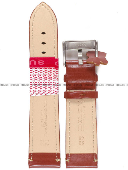 Pasek skórzany do zegarka - Diloy 373.22.8 - 22 mm