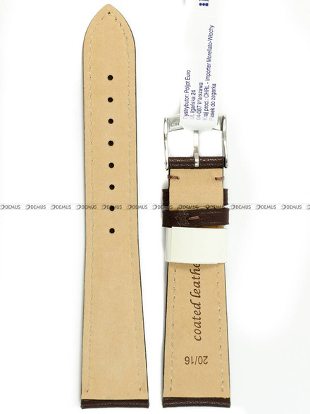 Pasek skórzany do zegarka - Morellato A01X5965C91034CR20 - 20 mm
