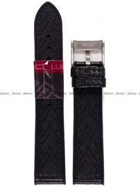 Pasek silikonowo-karbonowy do zegarka - Diloy 400.20.1 - 20 mm