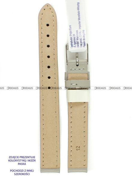Pasek skórzany do zegarka - Morellato A01X0969087094CR16 - 16 mm