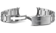 Bransoleta stalowa do zegarka Hanhart 417 ES 1954 39 mm - Srebrna - 9920.6428-73