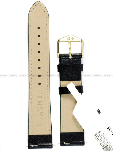 Pasek skórzany do zegarka - Hirsch Osiris 03475150-1-18 M - 18 mm