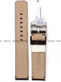 Pasek skórzany do zegarka - Morellato A01X5189B76032CR20 - 20 mm brązowy