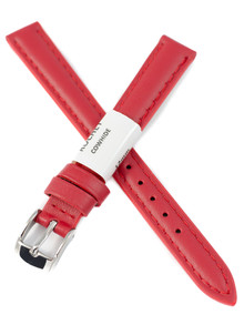 Pasek skórzany do zegarka - Rochet Miami 5411205ST - 12  mm - Czerwony