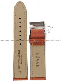 Pasek skórzany do zegarka - LAVVU LSWUH22 - 22 mm