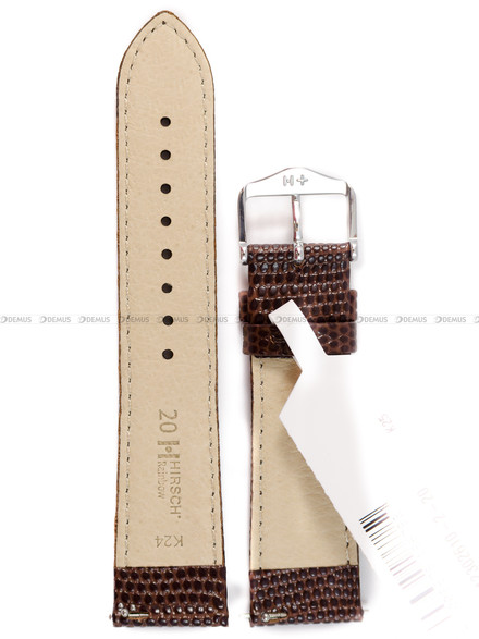 Pasek skórzany do zegarka - Hirsch Rainbow 12302610-2-20 M - 20 mm