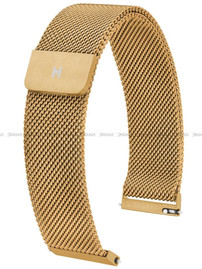 Bransoleta mesh do zegarka - Hirsch Milanaise 30161410-1-22 - 22 mm