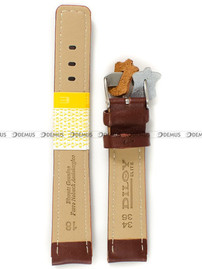 Pasek skórzany Diloy CP367.18.9 - 18mm brązowy