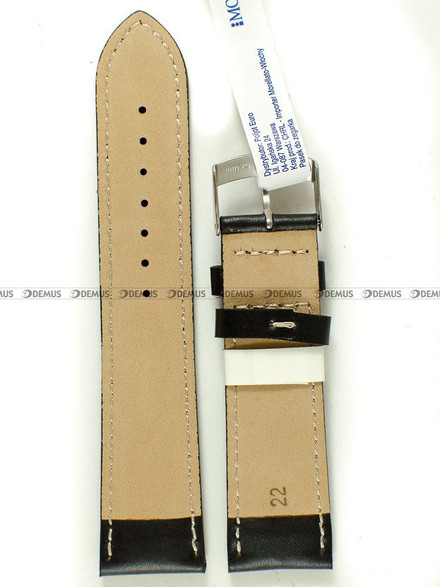 Pasek skórzany do zegarka - Morellato A01X4937C23019CR22 - 22 mm