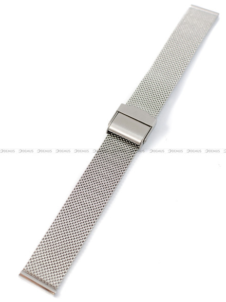Bransoleta mesh do zegarka - Pacific MS-06-31-16MM - 16 mm - srebrna