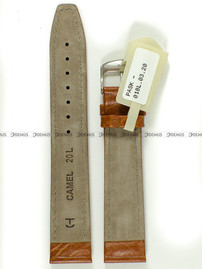 Pasek skórzany do zegarka - Horido PASK-018L.03.20S - 20 mm