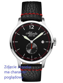 Pasek skórzany do zegarka Atlantic z serii 68352, 68353, 68750 - L68352 - 20 mm