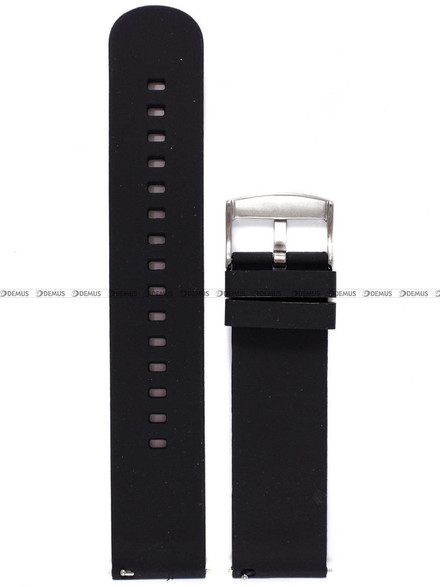 Pasek silikonowy do zegarka - LAVVU LS00B22 - 22 mm