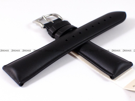 Pasek z naturalnego kauczuku do zegarka - Urbane 40448850-2-22 - 22 mm czarny