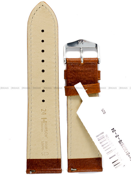 Pasek skórzany do zegarka - Hirsch Boston 01302070-2-24 - 24 mm