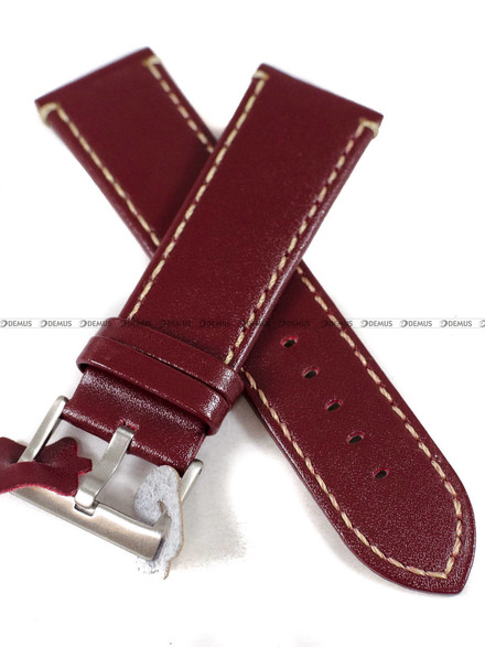 Pasek skórzany do zegarka - Diloy 373.24.4 - 24 mm