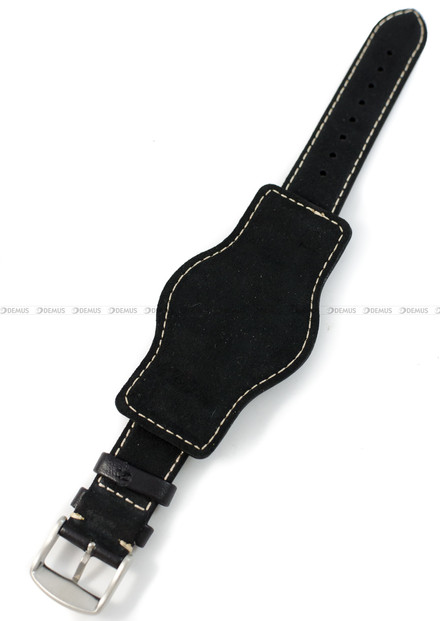 Pasek skórzany z podkładką do zegarka Hanhart 417 ES 42 mm - 21 mm - L