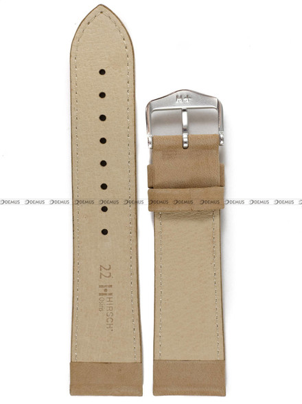 Pasek skórzany do zegarka - Hirsch Osiris 03433090-2-22 - 22 mm - L