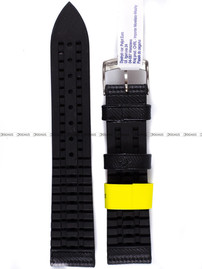 Pasek wodoodporny do zegarka - Morellato A01X4762797819CR20 - 20 mm czarny