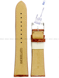 Pasek do zegarka skórzany - Morellato Mombasa A01X0857042041CR22 - 22 mm