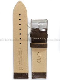 Pasek skórzany wodoodporny do zegarka - JVD R41902/22 - 22 mm