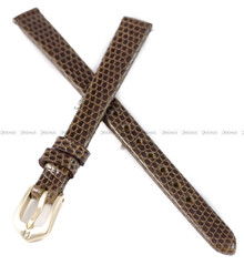 Pasek skórzany z jaszczurki do zegarka - Hirsch Lizard 01766110-1-08 - 8 mm