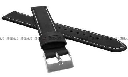 Pasek skórzany do zegarka - LAVVU LSBXB18 - 18 mm - XL