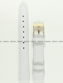 Pasek skórzany do zegarka - Toscana PST-14.7-G - 14 mm biały
