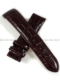 Pasek skórzany do zegarka Roamer 508837 41 85 05 - 22 mm - bez klamerki