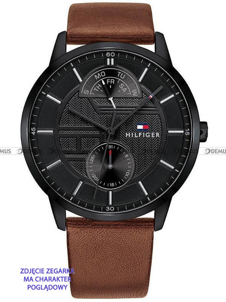 Pasek skórzany do zegarka Tommy Hilfiger 1791604 - 22 mm