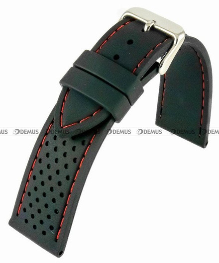 Pasek silikonowy do zegarka - Horido 0015.01R.24S - 24 mm