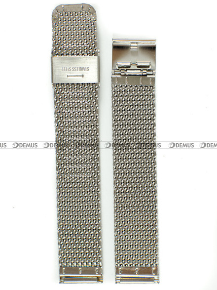 Bransoleta stalowa mesh do zegarka - Bra11 - 18 mm