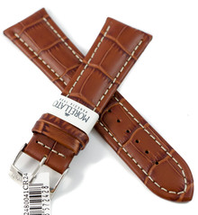 Pasek skórzany do zegarka - Morellato U3252480041 - 24 mm brązowy