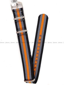 Pasek nylonowy do zegarka - Morellato U3972A74886 18 mm czarny