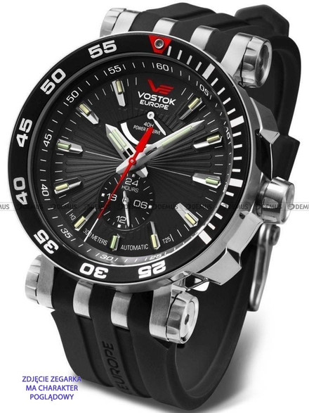 Pasek silikonowy do zegarka Vostok Europe Energia YN84-575A538 - 20 mm