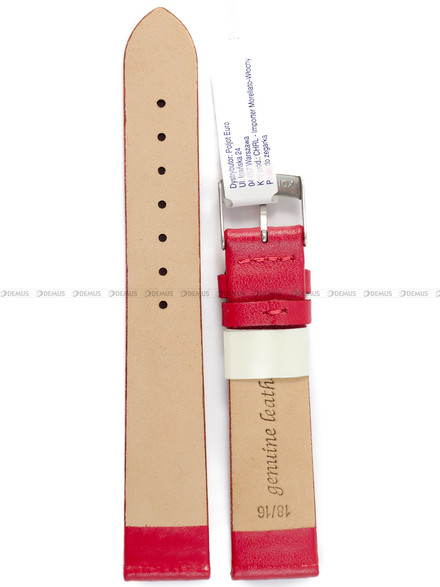 Pasek skórzany do zegarka - Morellato A01X5126875083CR18 - 18 mm