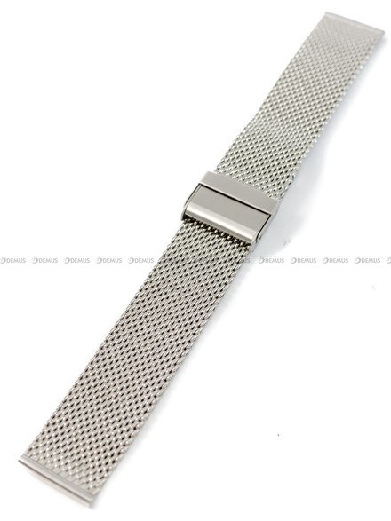 Bransoleta mesh do zegarka - Pacific MS-08-31-20MM - 20 mm - srebrna