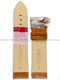 Pasek skórzany do zegarka - Diloy 368EA.24.3 - 24 mm