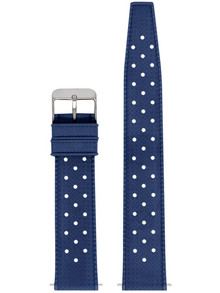 Pasek gumowy do zegarka - Rochet Tropic 8402206 - 22 mm - Niebieski