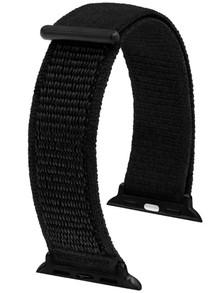 Pasek nylonowy na rzep z adapterem do Apple Watch - Hirsch Vocem 41409050AD-5-22 - 22 mm - Zestaw