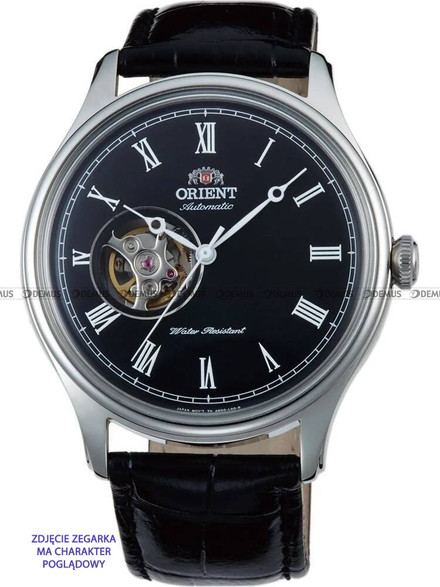 Pasek skórzany do zegarka Orient FAG00003B0 - UDFJBSB - 22 mm czarny