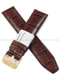 Pasek skórzany do zegarka - Rochet Indiana 5590893 - 22 mm - Brązowy