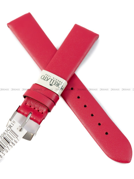 Pasek skórzany do zegarka - Morellato A01X5126875083CR18 - 18 mm