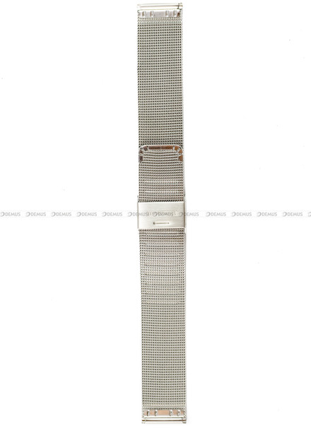 Bransoleta mesh do zegarka - BMS01.18.BZ-CSP - 18 mm - srebrna