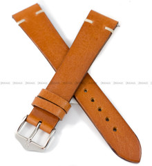 Pasek skórzany z do zegarka - Hirsch Bagnore 05502070-2-19 - 19 mm 